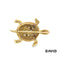 Brosche Schildkröte Brillanten Gold 18k