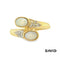 Ring Opal/Diamanten Gold 14k