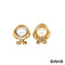 Ohrclips Perle Gold 18k