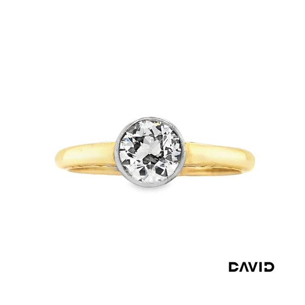 Ring Diamant - Altschliff Gold 14k