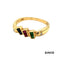 Ring Rubin/Saphir/Smaragd/Brillant Gold 14k