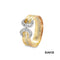 Ring Diamanten Gold 18k Bicolor